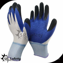 SRSAFETY 13G Latex coated cotton gloves, Latex working gloves